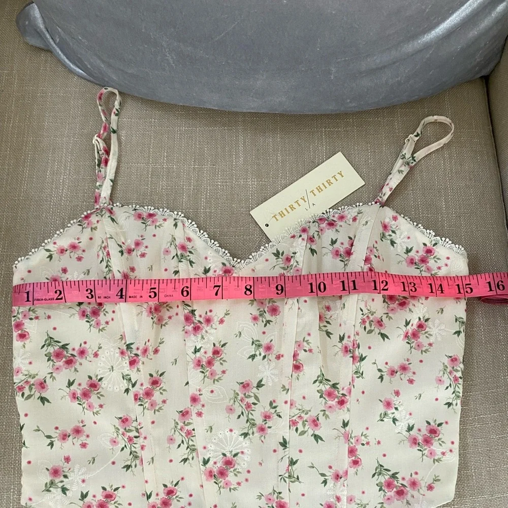 Floral Corset Top - Picture 9 of 13